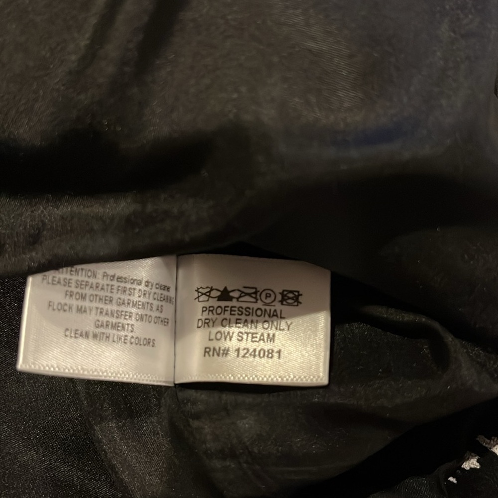 Proenza Y2K sleeveless crushed velvet in black pattern top - Picture 4 of 5
